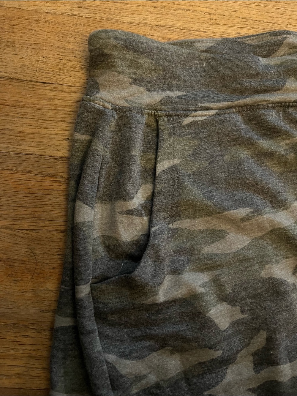 Balance Collection Gray Camo Mini Skirt - Picture 3 of 6